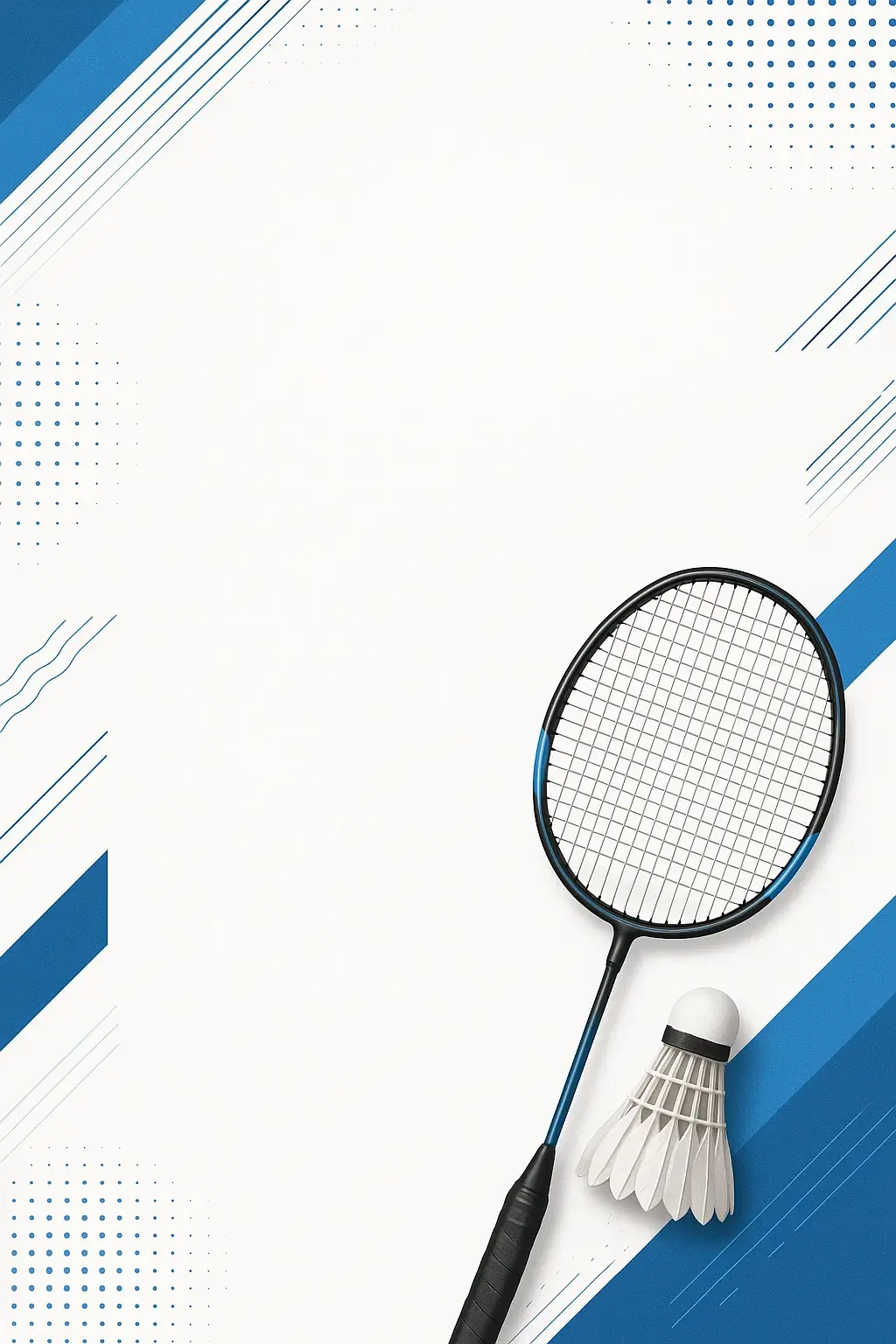 Badmintonový diplom - Raketa a košíček