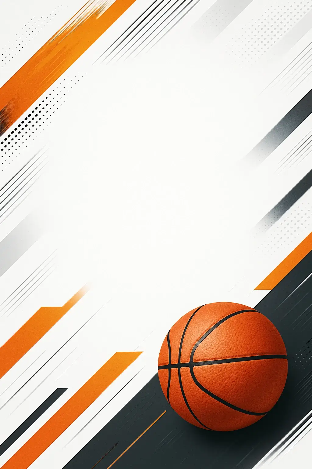Basketbalový diplom - Oranžový