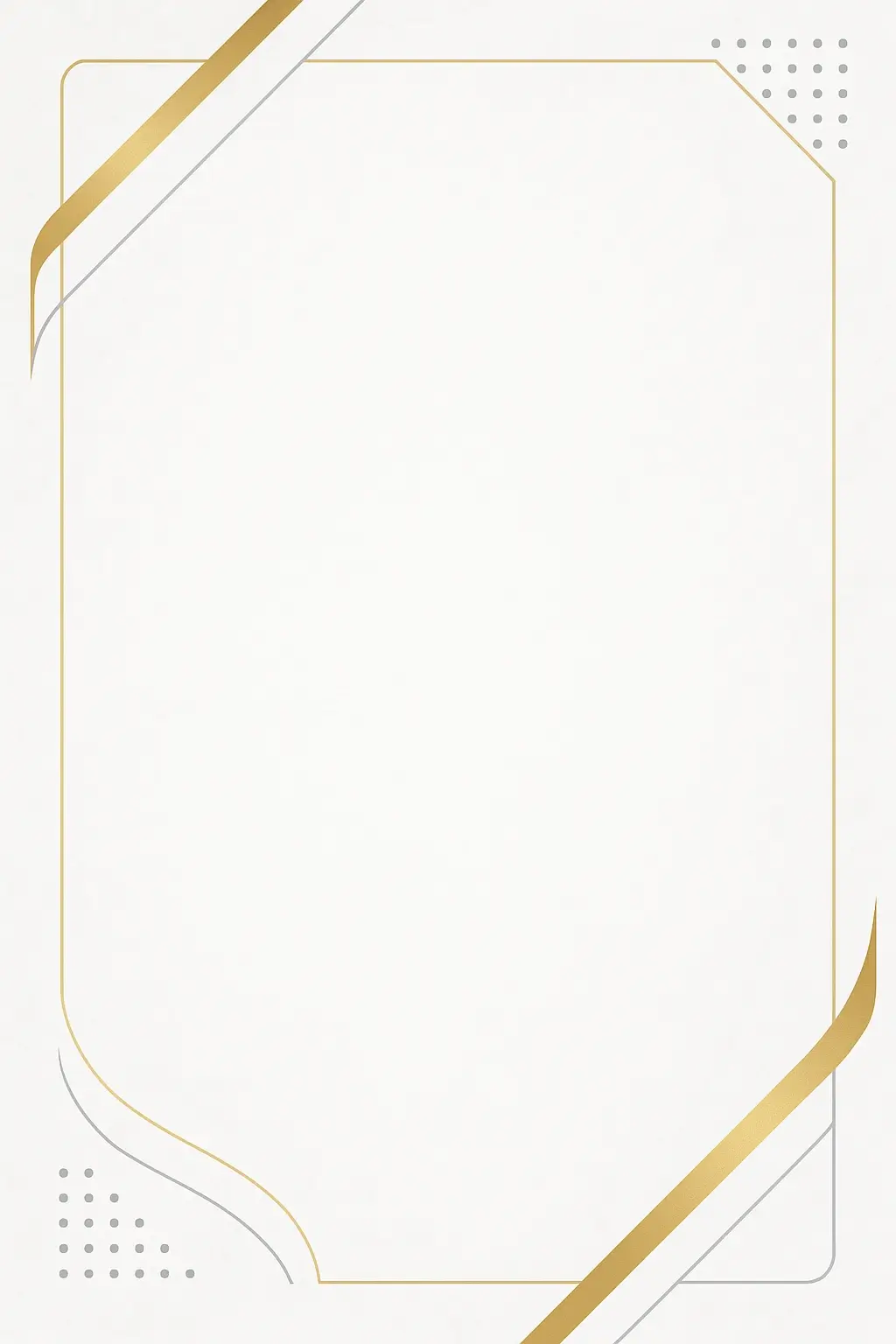 Elegantní certifikát - Zlaté rohy